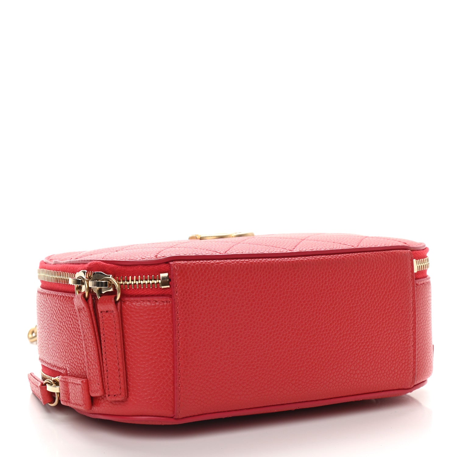 Chanel Caviar Quilted Small Camera Case Red 4 of 10