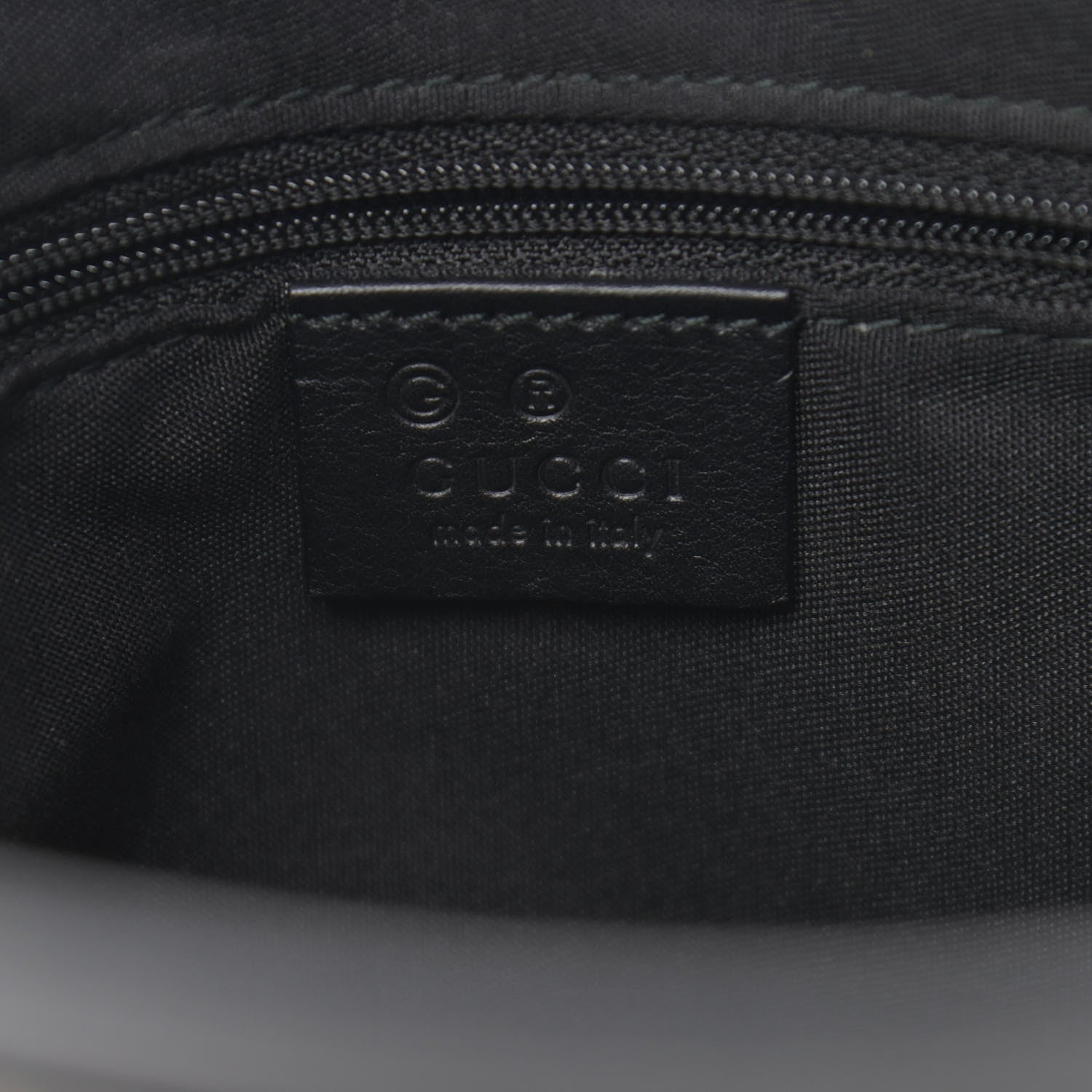 Gucci GG Monogram Web Flat Messenger Bag Black 8 of 10