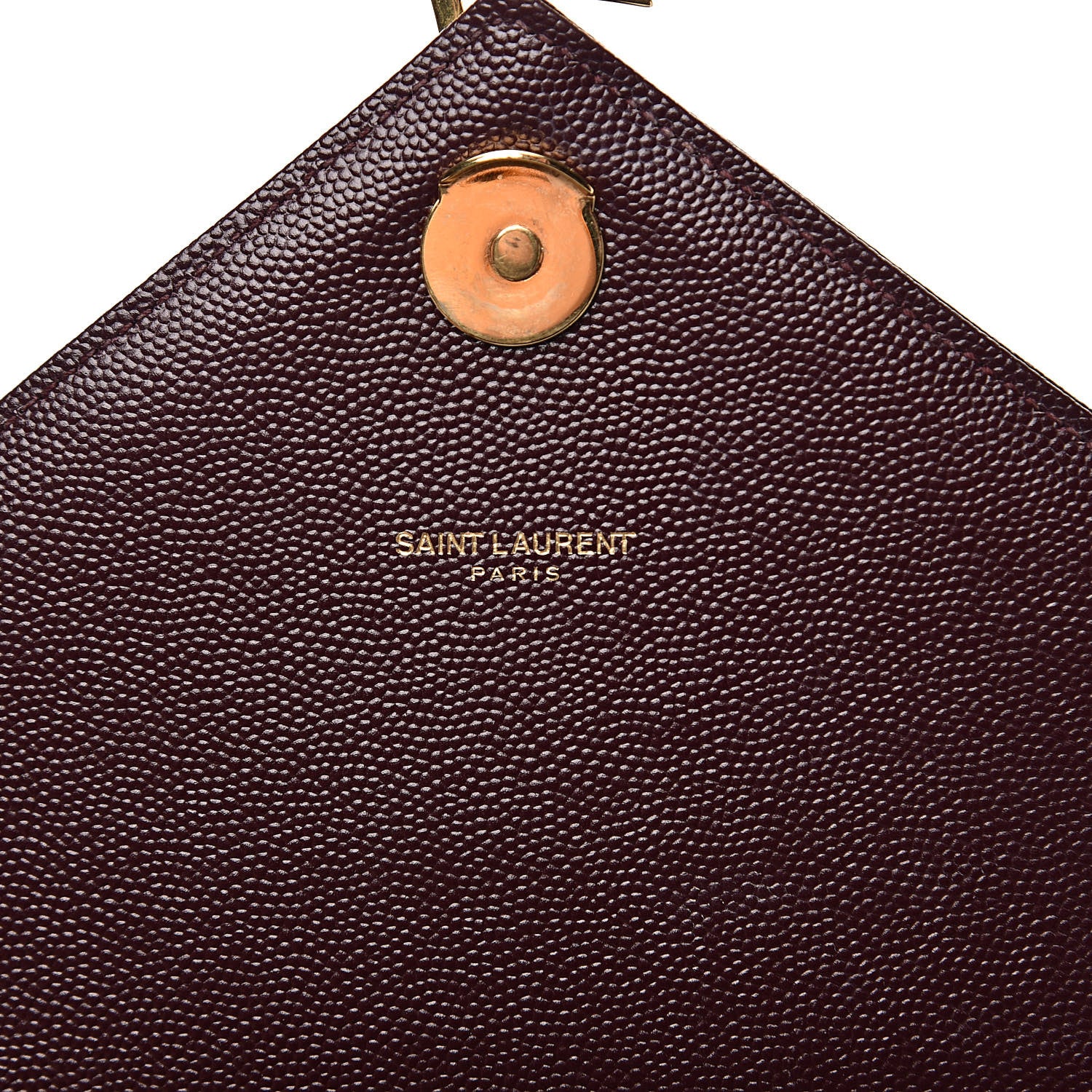 Saint Laurent Grain De Poudre Matelasse Chevron Large Monogram Satchel Rouge Legion 12 of 12