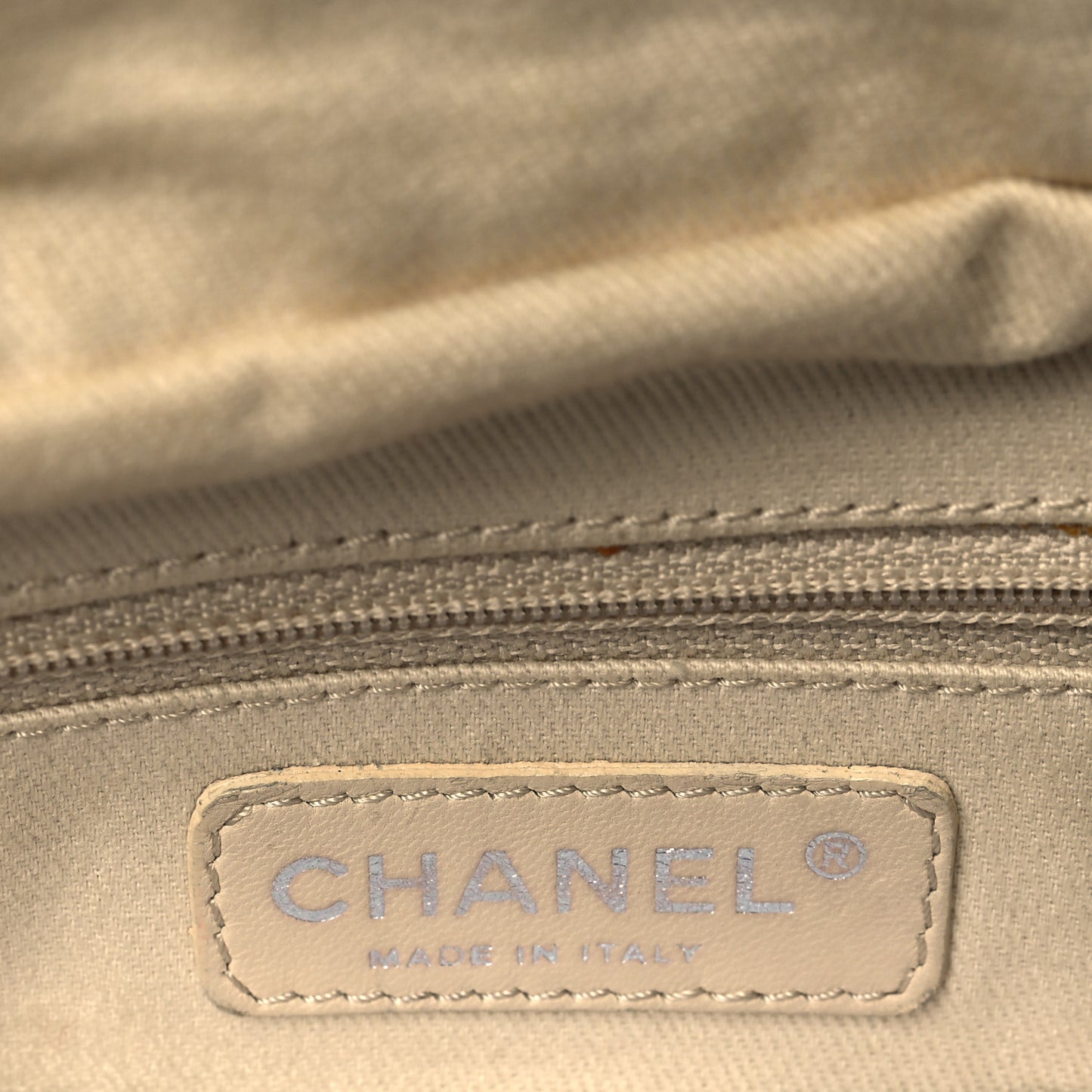 Calfskin Small Diamond Stitch Tote White