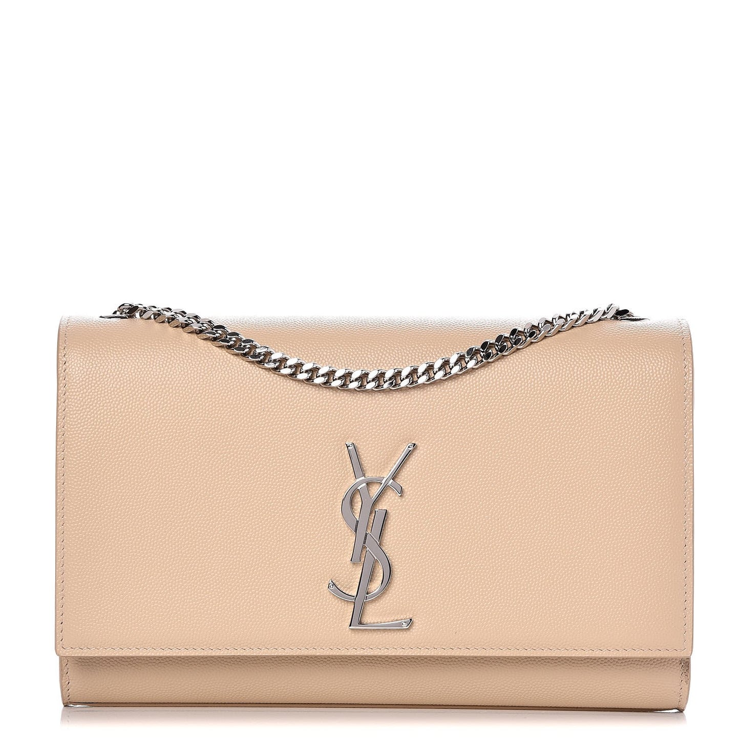 Grain De Poudre Medium Monogram Kate Satchel Nude Powder