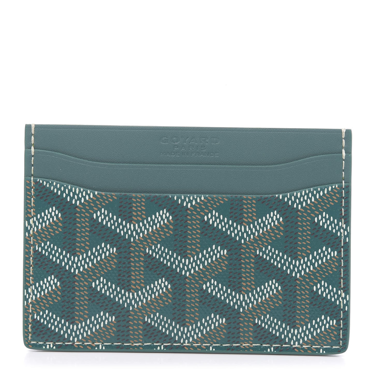 Goyardine Saint Sulpice Card Holder Green