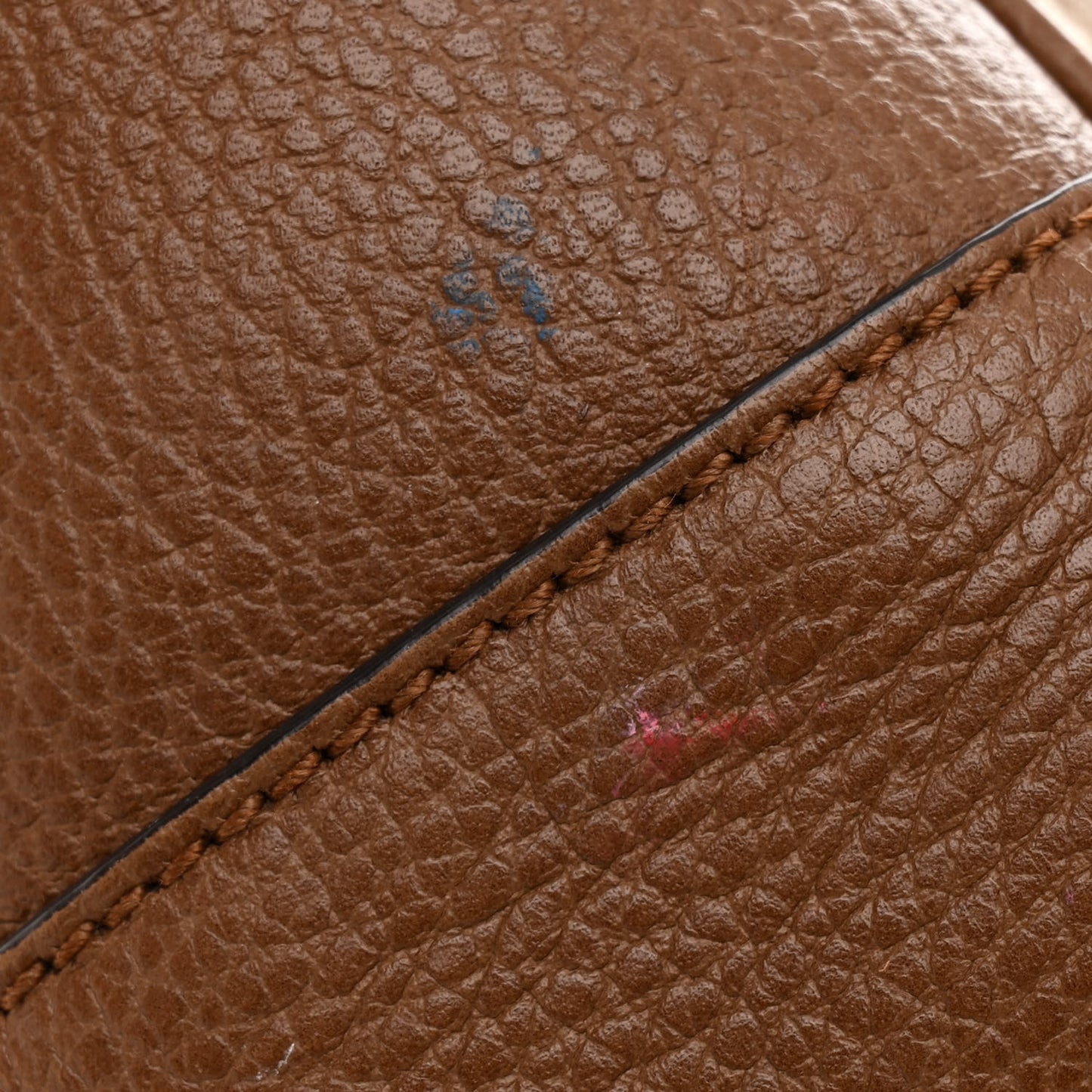 Monogram Small Bree Tote Beige Tabacco
