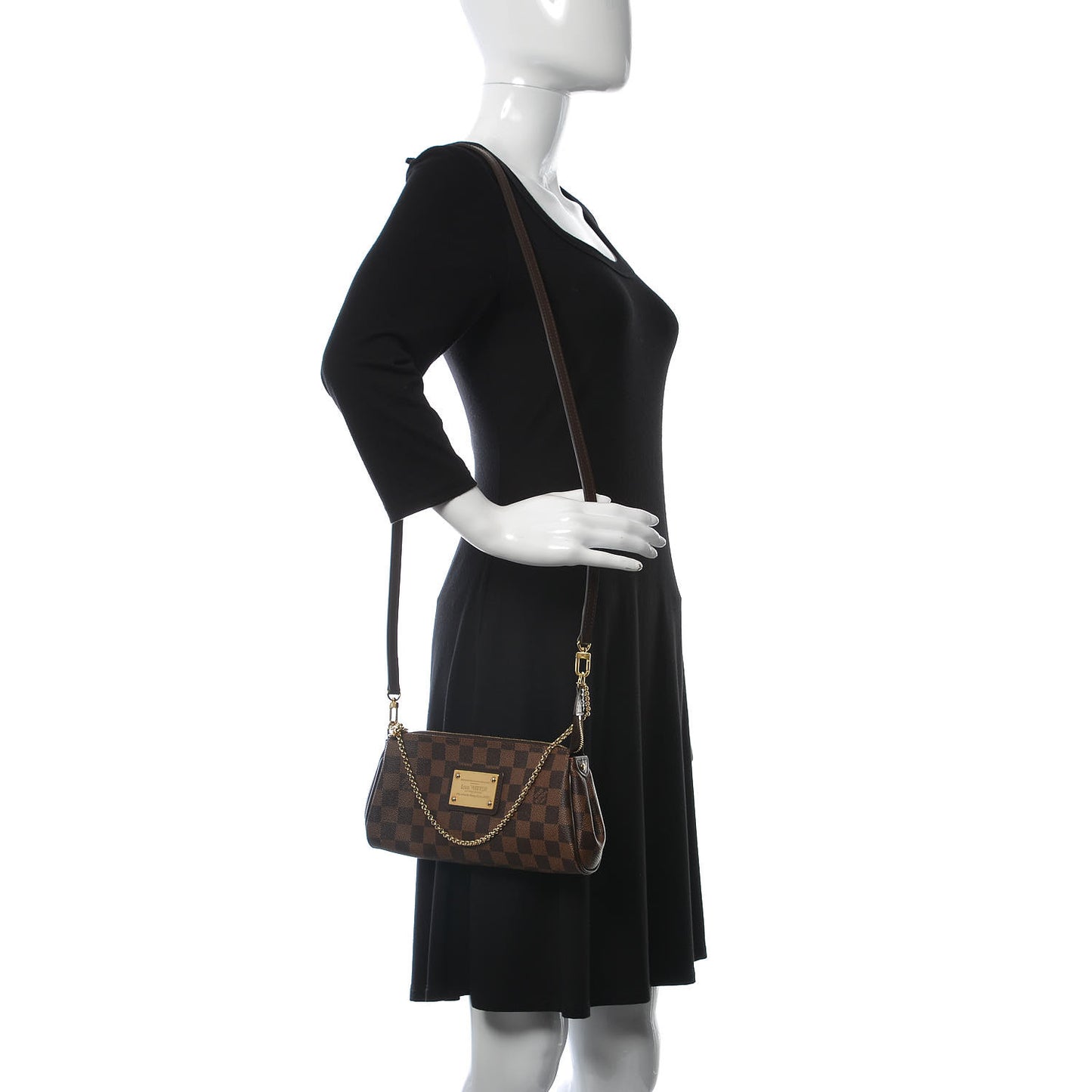 Damier Ebene Eva Clutch