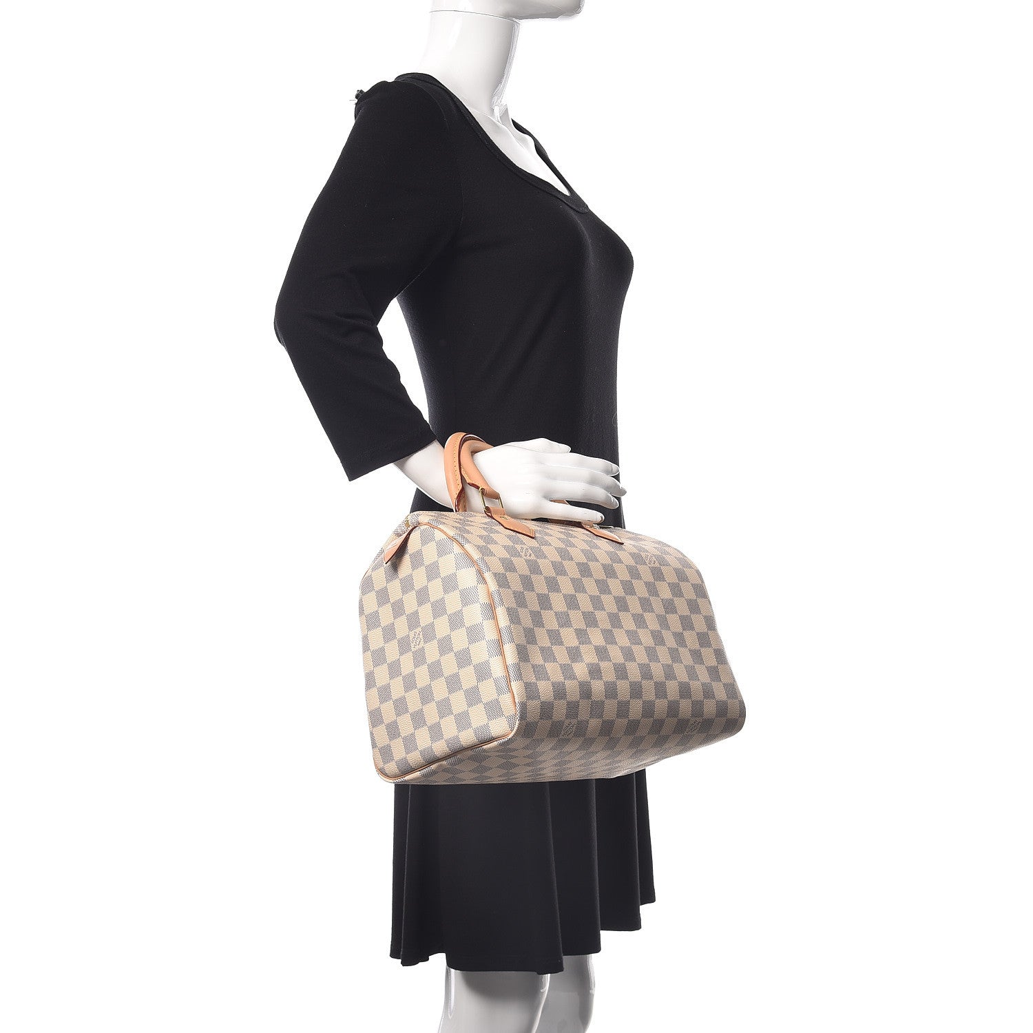 Louis Vuitton Damier Azur Speedy 30 2 of 10
