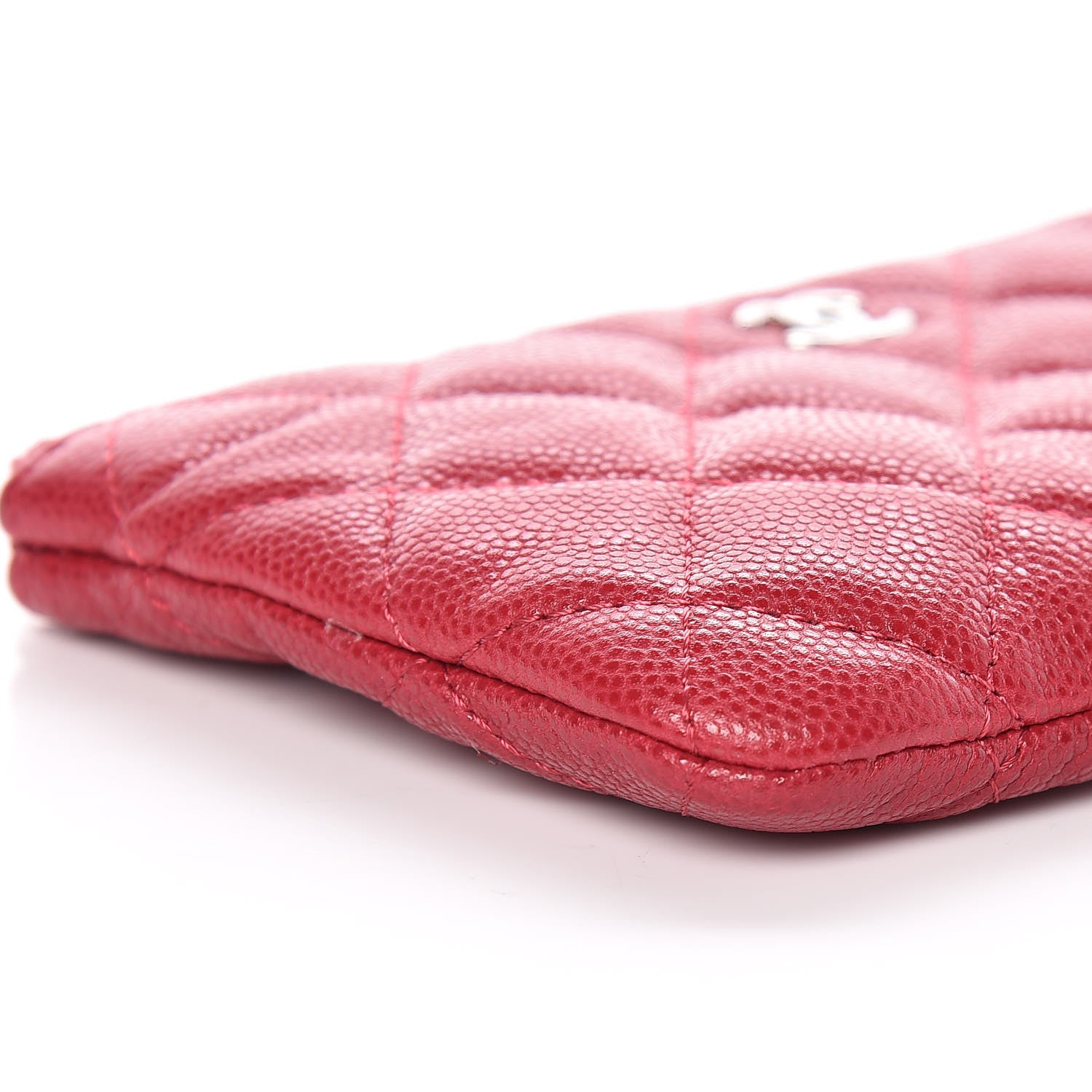 Chanel Caviar Quilted Small Cosmetic Case Pink 9 of 11