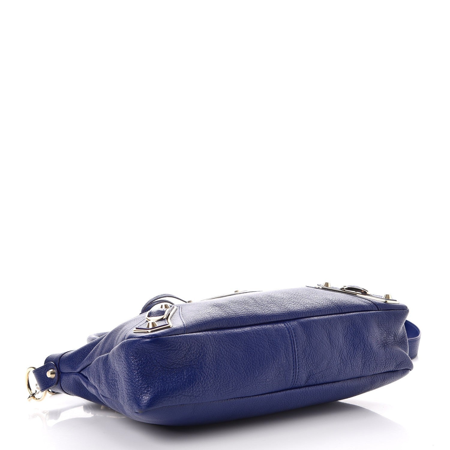 Balenciaga Chevre Gold Metallic Edge Hardware Town Bleu Roi 4 of 7