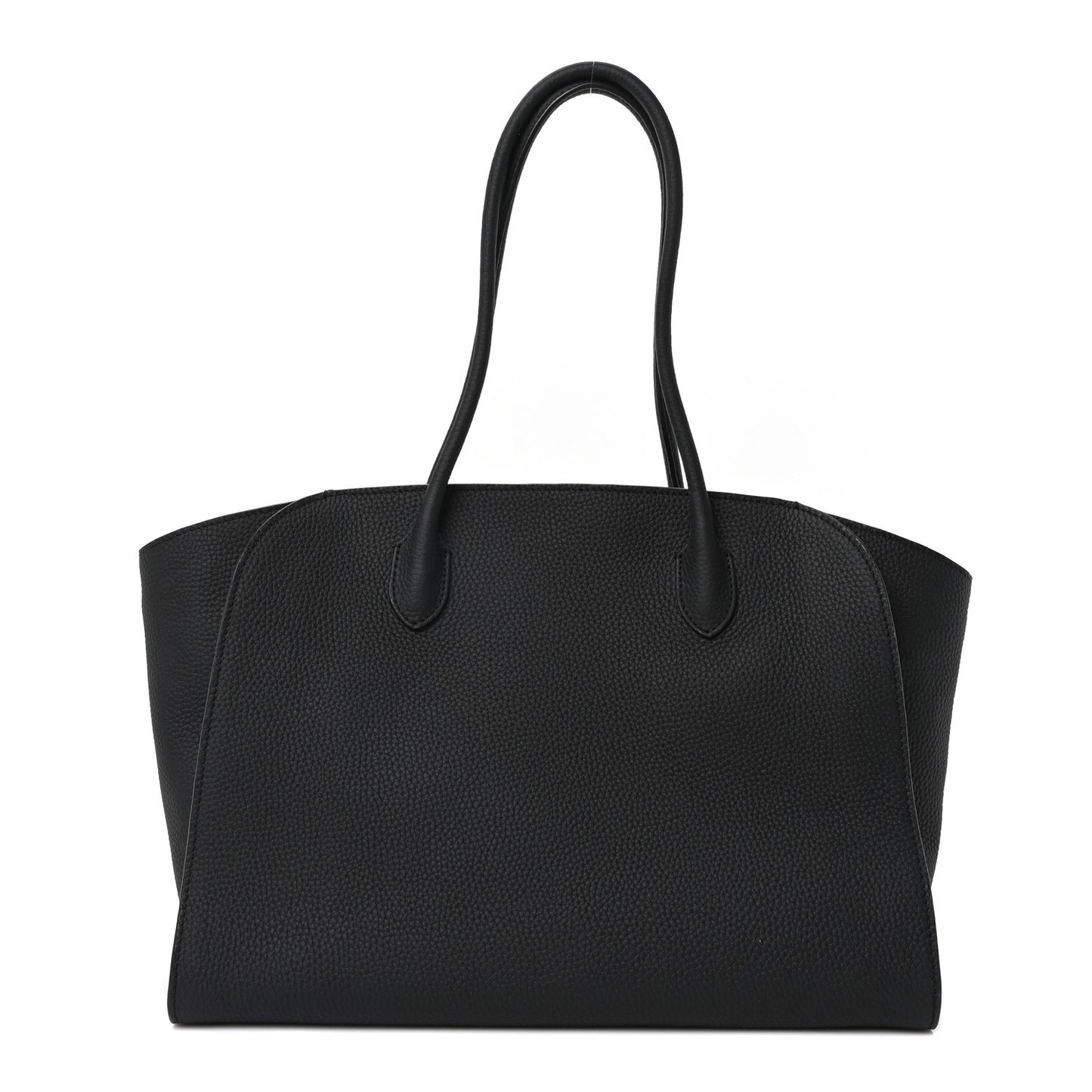Matte Grained Calfskin Marlo 14 Black