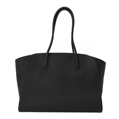The Row Matte Grained Calfskin Marlo 14 Black 1 of 9