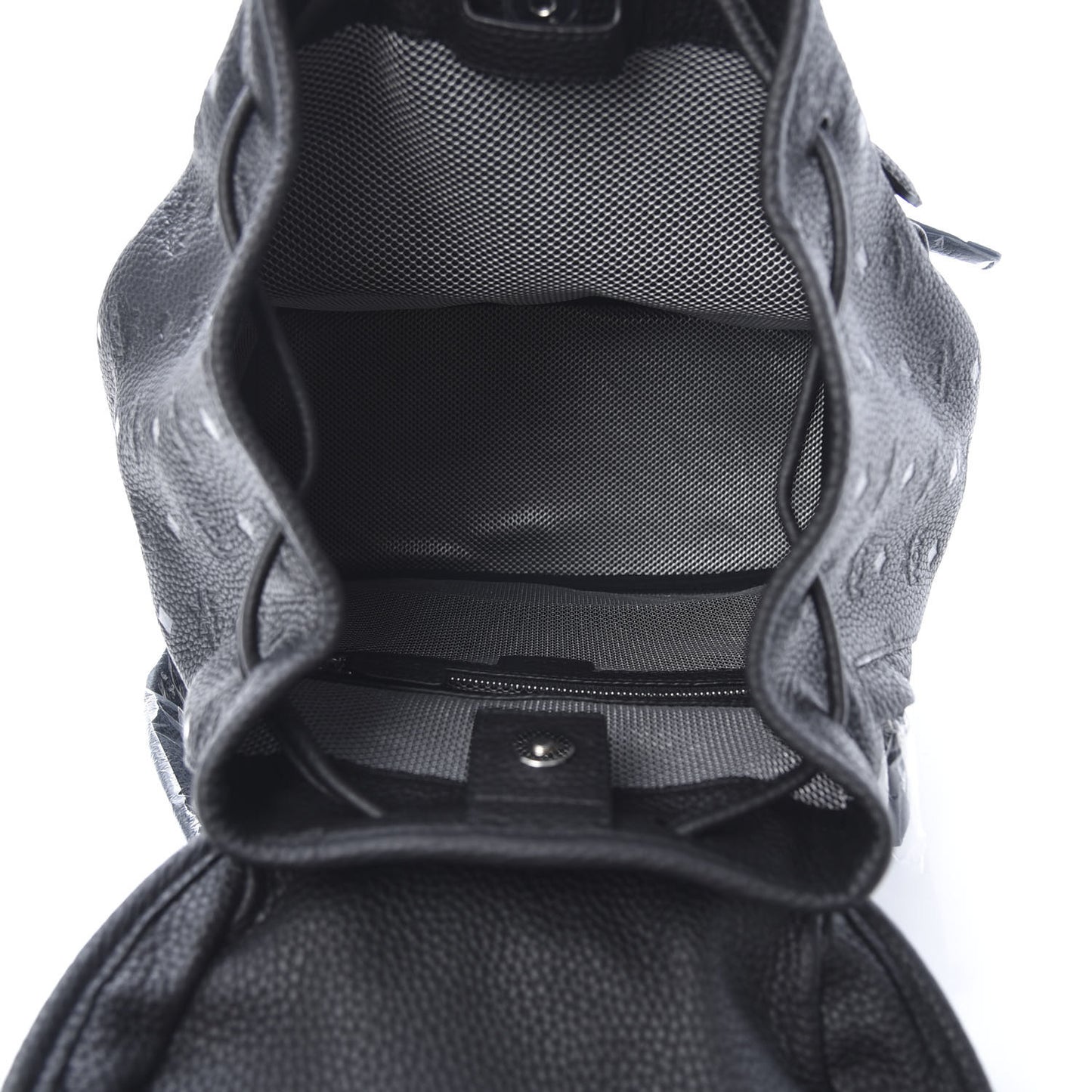 Calfskin Ottomar Small Tivitat Two-Pocket Backpack Black