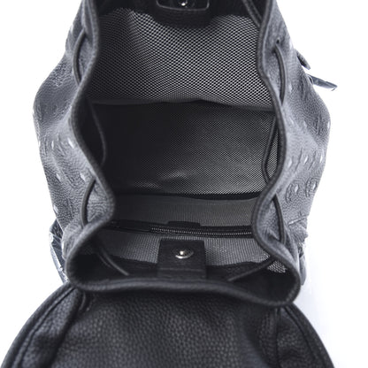 MCM Calfskin Ottomar Small Tivitat Two-Pocket Backpack Black 4 of 9