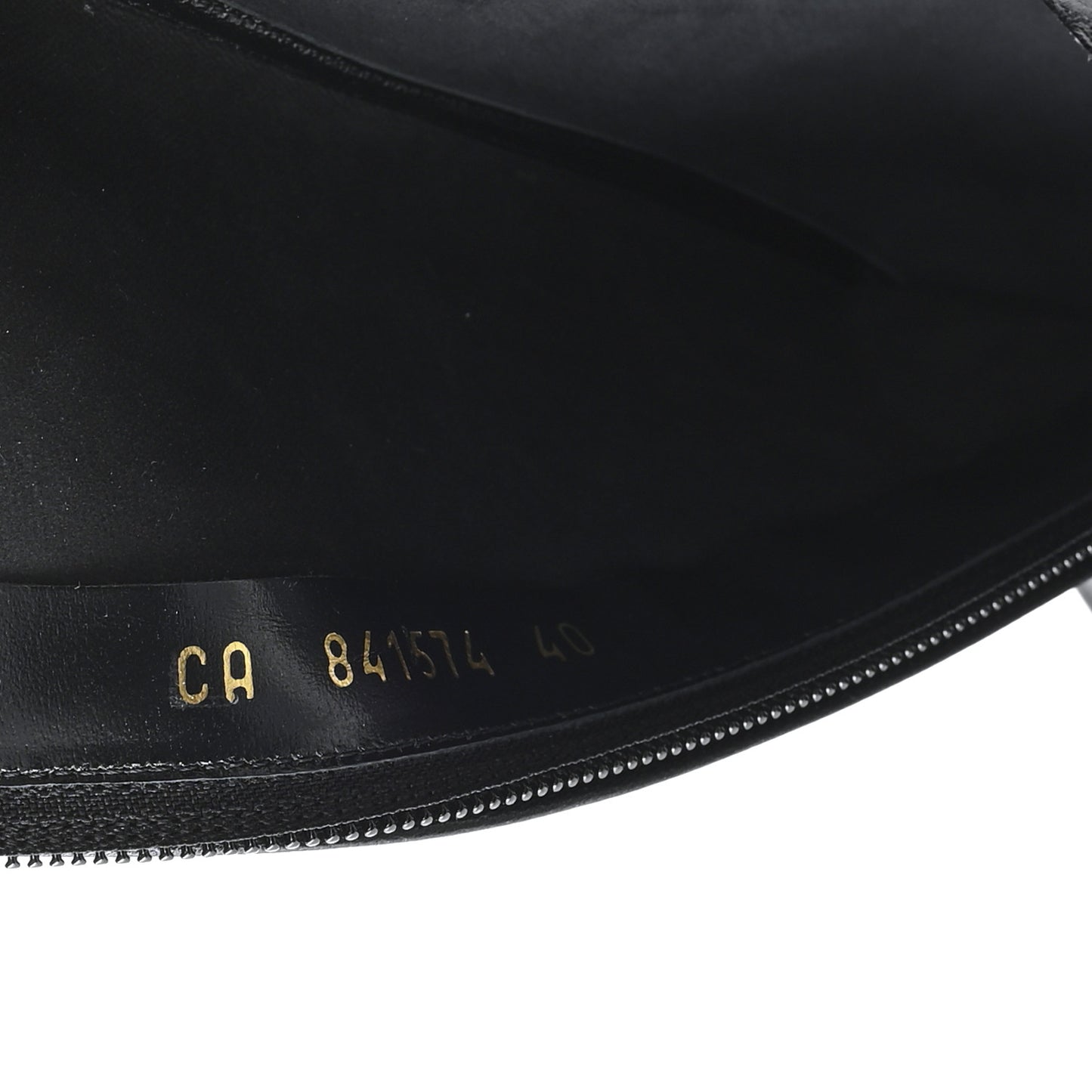 Lambskin Francoise Tall Boots 40 Black