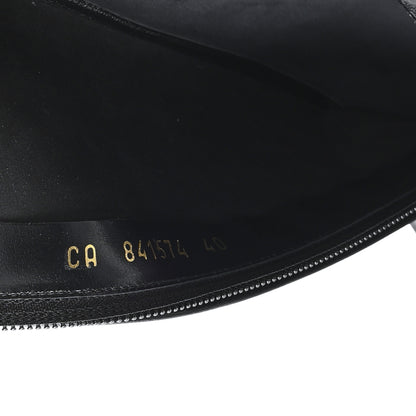 Saint Laurent Lambskin Francoise Tall Boots 40 Black 7 of 7