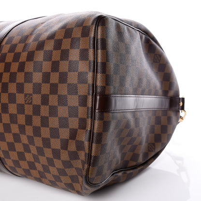 Louis Vuitton Damier Ebene Keepall Bandouliere 55 6 of 11