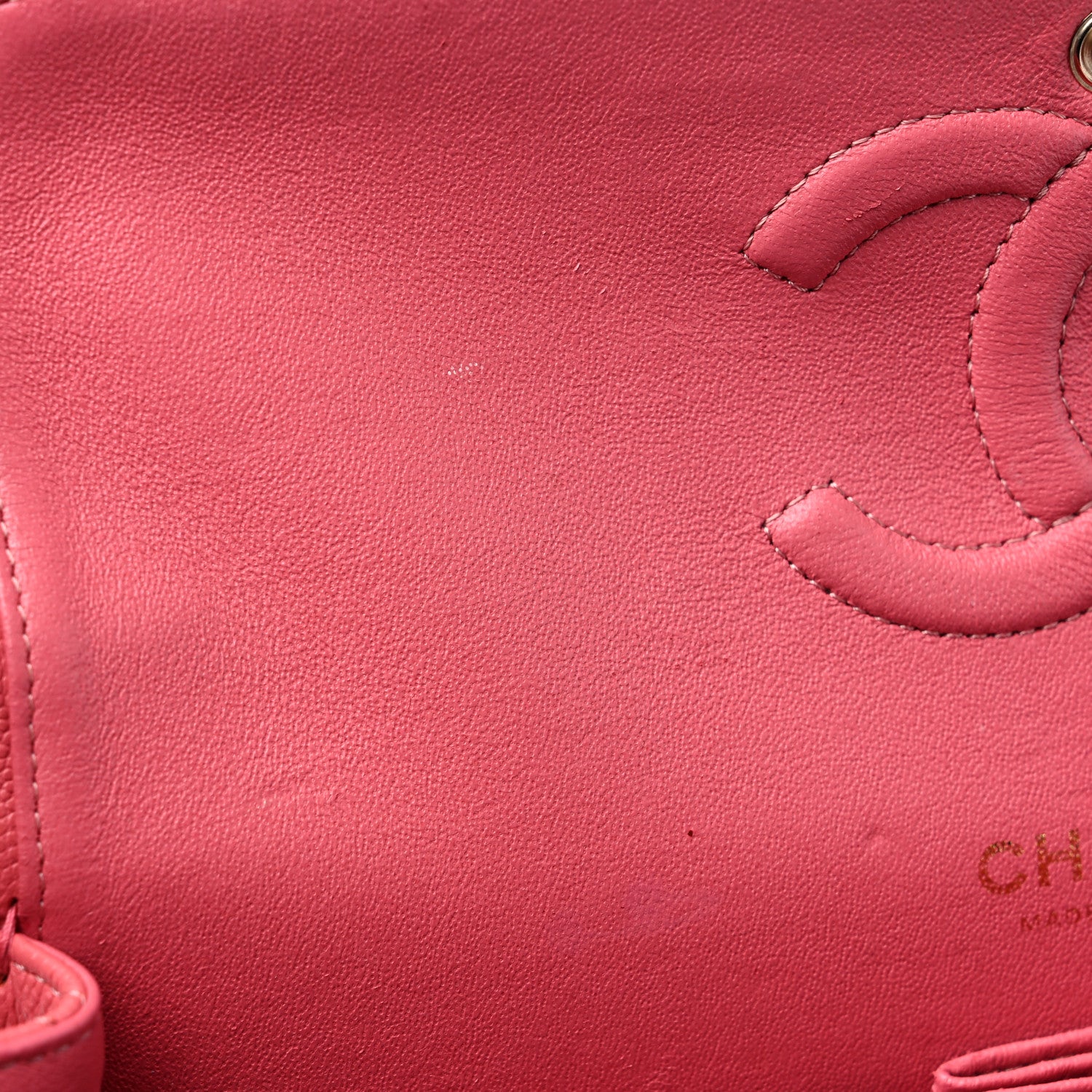 Chanel Caviar Quilted Medium Double Flap Pink 14 of 17