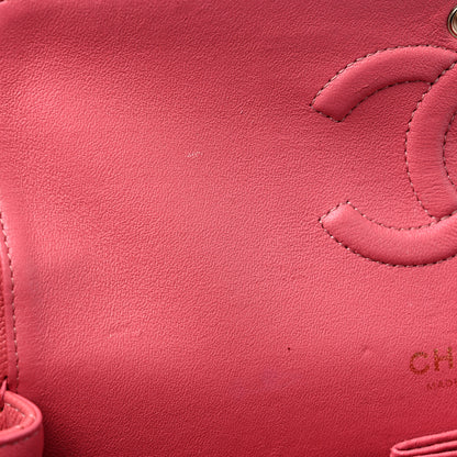 Chanel Caviar Quilted Medium Double Flap Pink 14 of 17