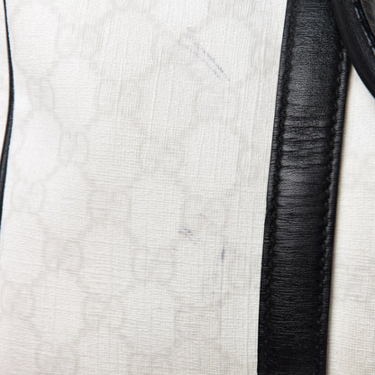 Gucci GG Plus Monogram Medium Joy Boston White Black 10 of 17