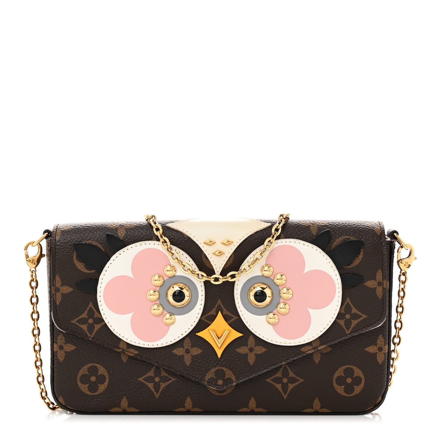 Monogram Lovely Birds Pochette Felicie Chain Wallet