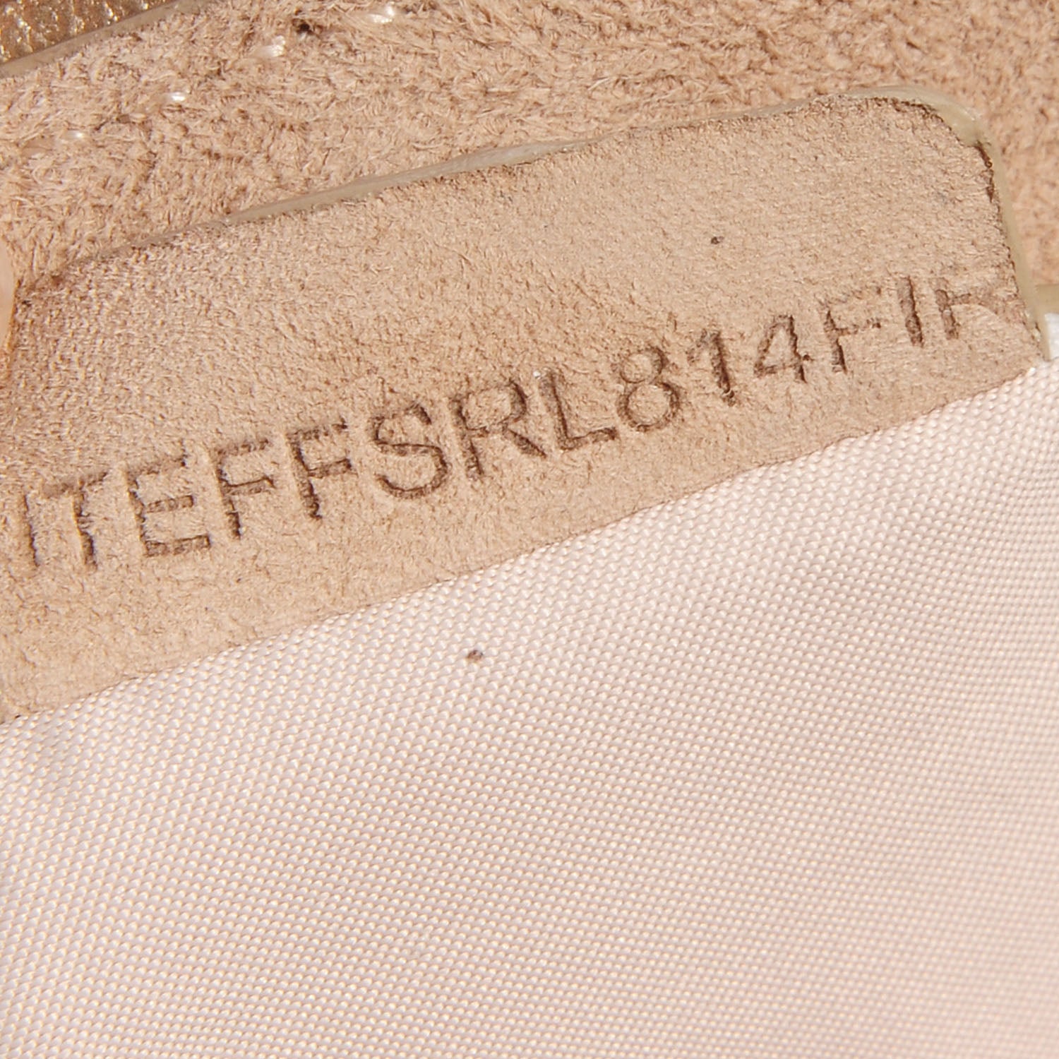 Burberry Suede and Lace Clutch Nude 8 of 8
