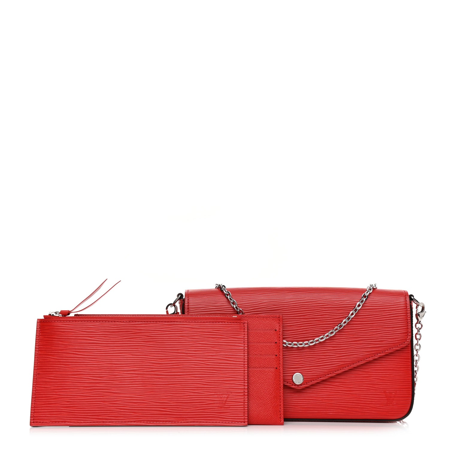 Louis Vuitton Epi Pochette Felicie Coquelicot 1 of 11