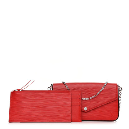 Louis Vuitton Epi Pochette Felicie Coquelicot 1 of 11