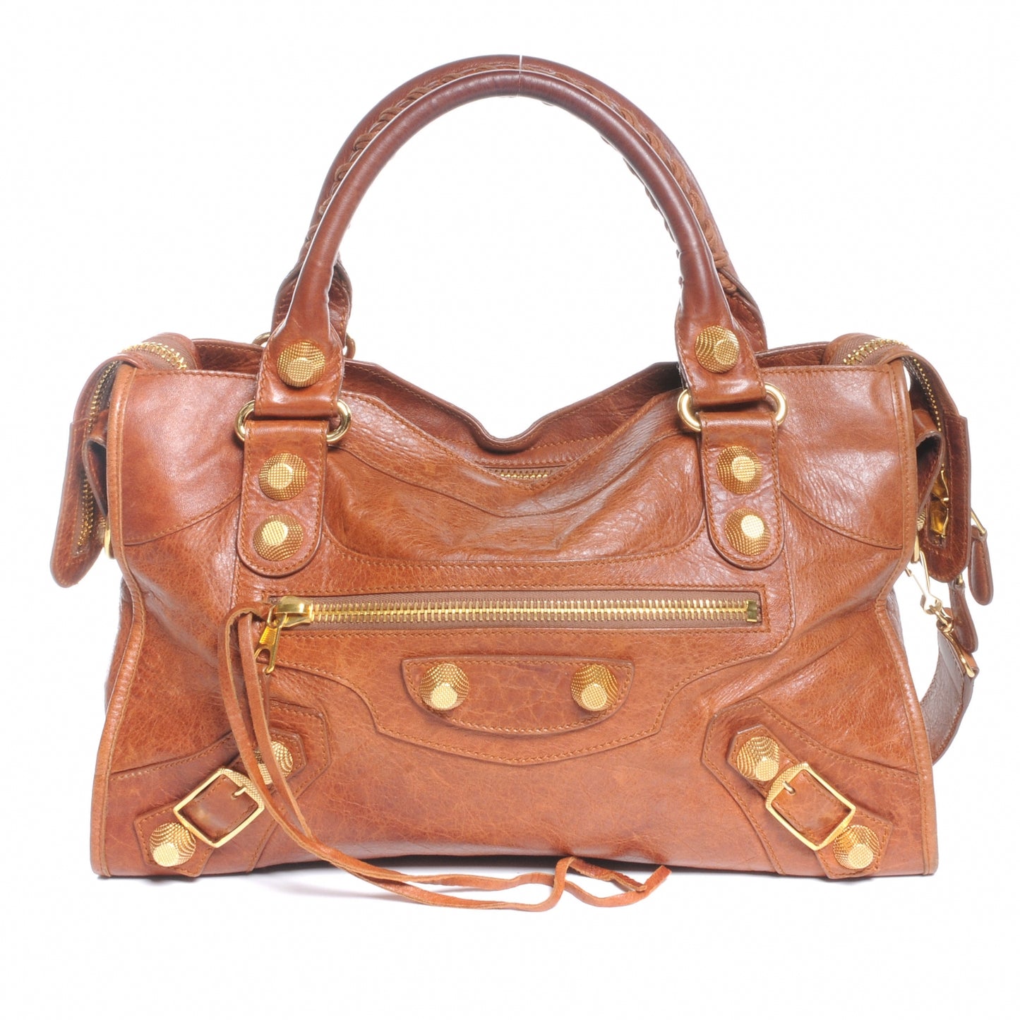 Agneau Giant 21 Gold Hardware CIty Chestnut