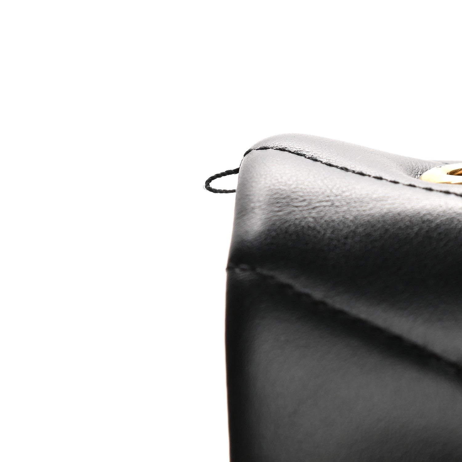 Saint Laurent Calfskin Y Quilted Monogram Medium Loulou Chain Satchel Black 9 of 9