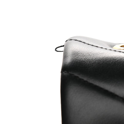 Saint Laurent Calfskin Y Quilted Monogram Medium Loulou Chain Satchel Black 9 of 9