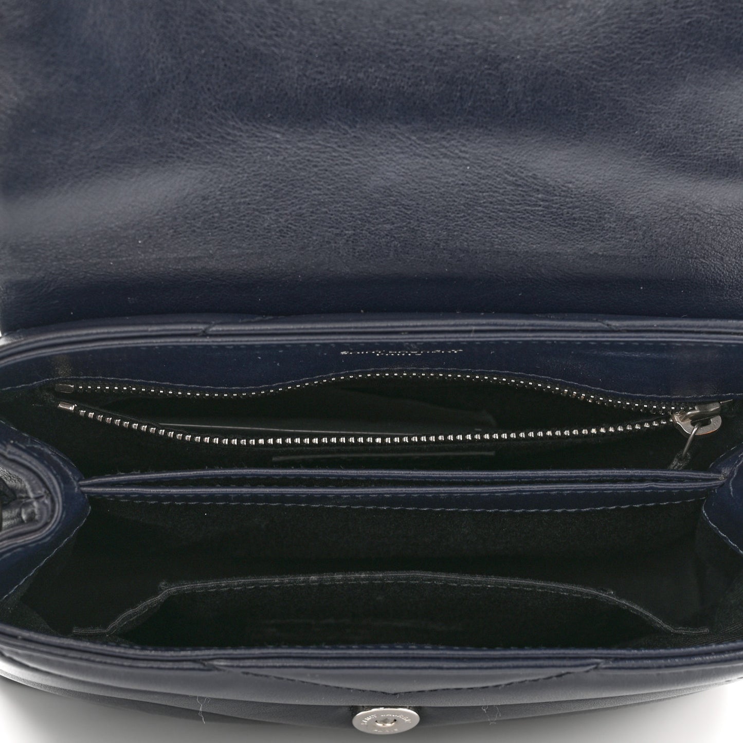 Calfskin Y Quilted Monogram Toy Loulou Crossbody Bag Medium Blue