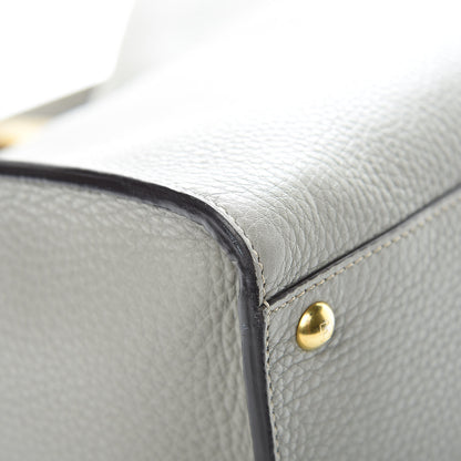 Fendi Cuoio Romano Selleria Medium Peekaboo X-Lite Tortora 10 of 13