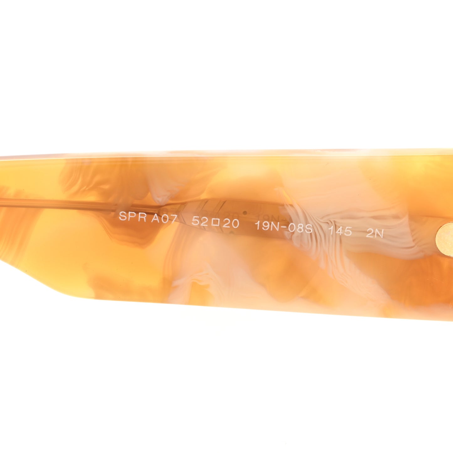 Acetate Sunglasses with Prada Logo SPR A07 Desert Tortoise