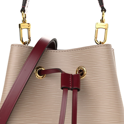 Louis Vuitton Epi Neonoe BB Galet Grenat 10 of 11