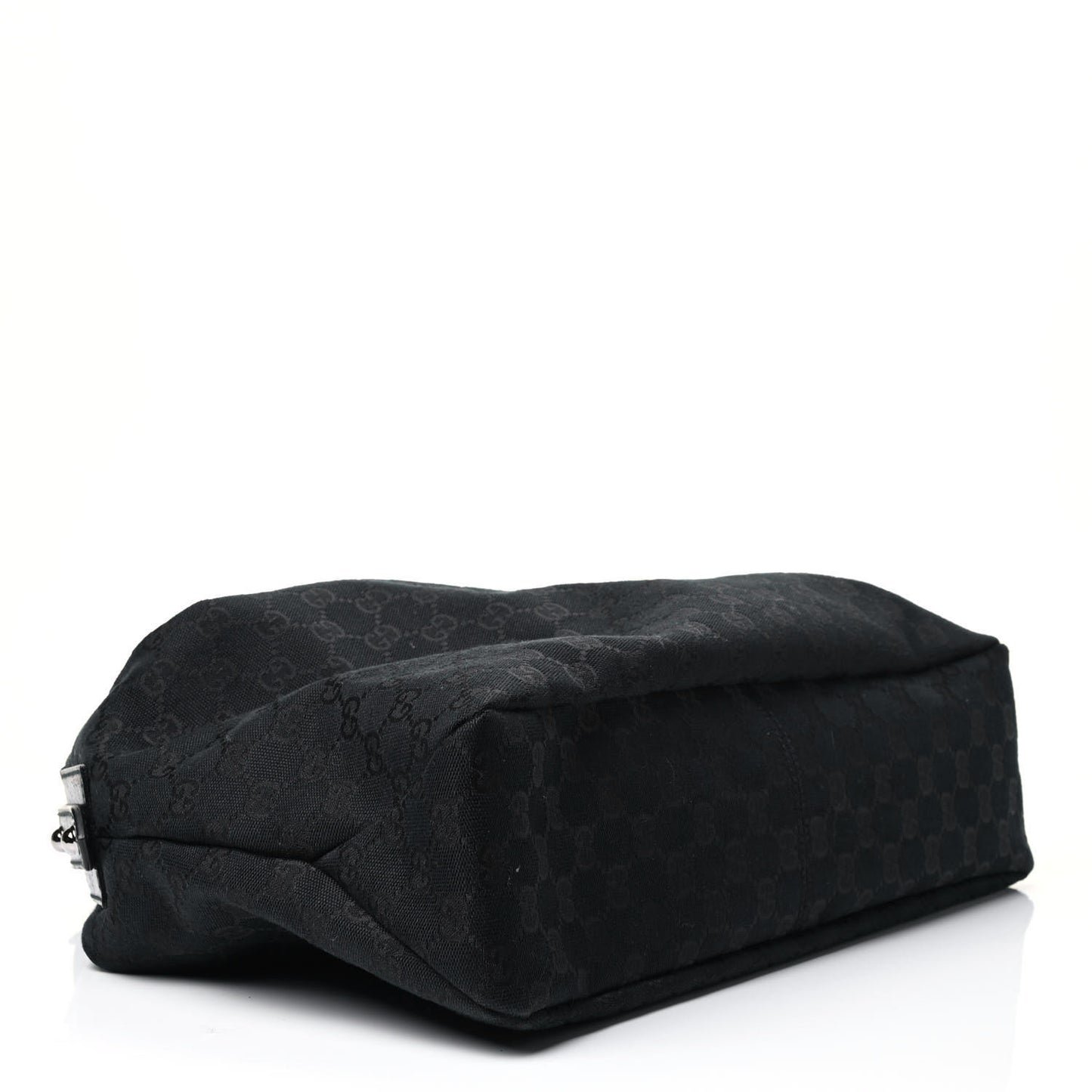 Monogram Medium Horsebit Chain Hobo Black