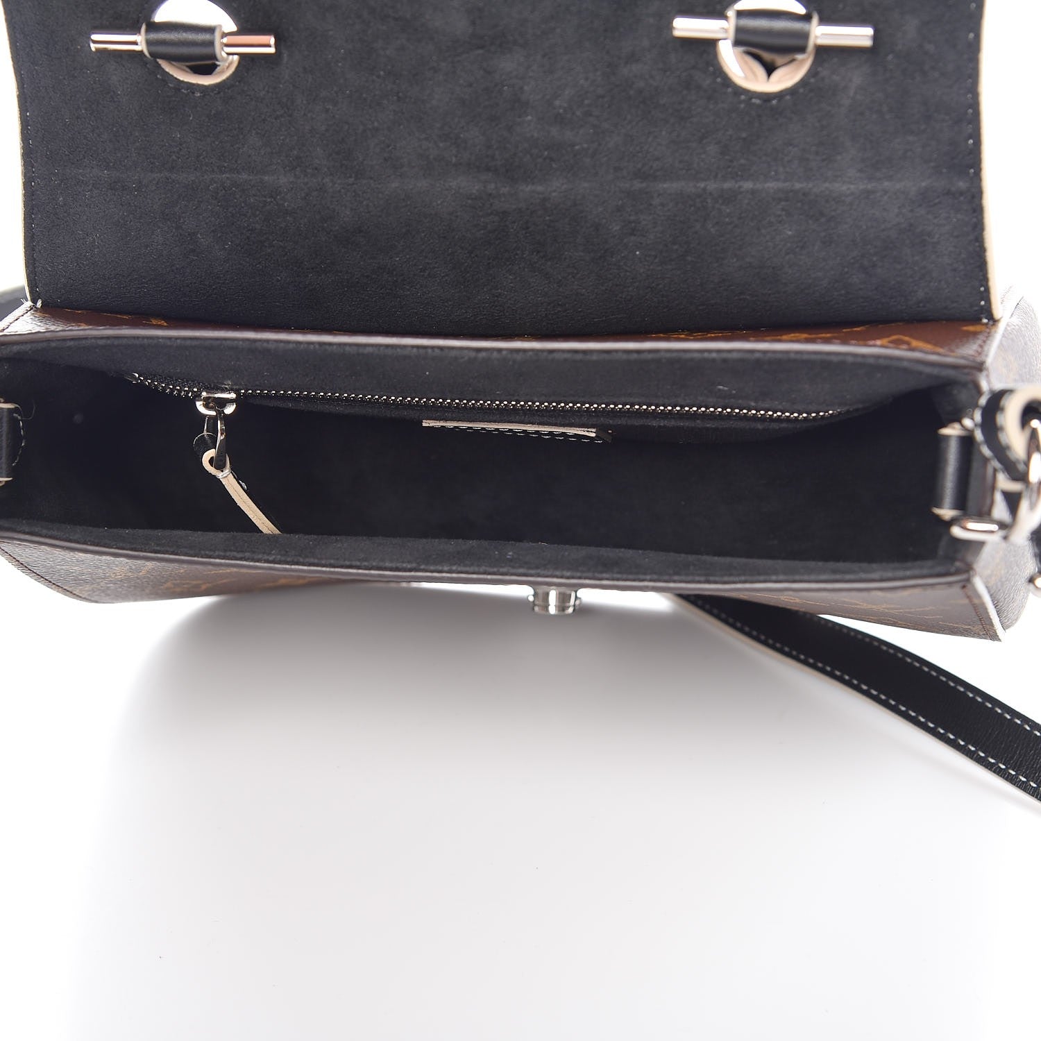 Louis Vuitton Calfskin Monogram Chain It Bag PM Black 6 of 8