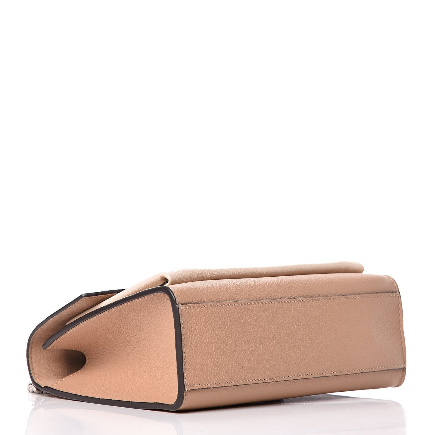 Soft Calfskin Mylockme Chain Bag BB Papyrus Creme