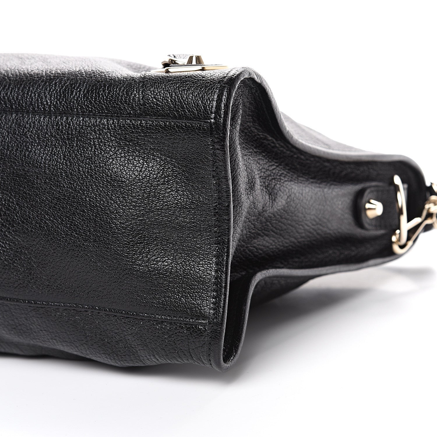 Balenciaga Chevre Gold Metallic Edge Hardware City Black 9 of 9
