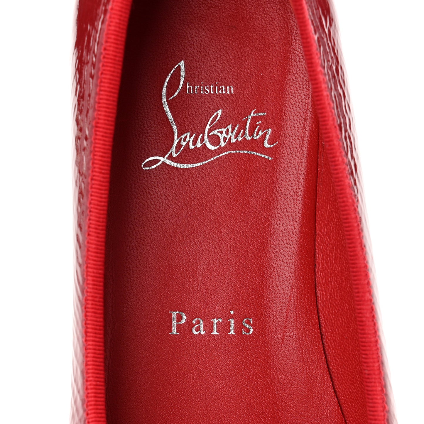 Patent Sweetie Jane Ballerina Flats 38.5 Loubi