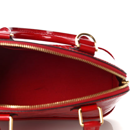 Louis Vuitton Vernis Alma BB Cherry 5 of 14