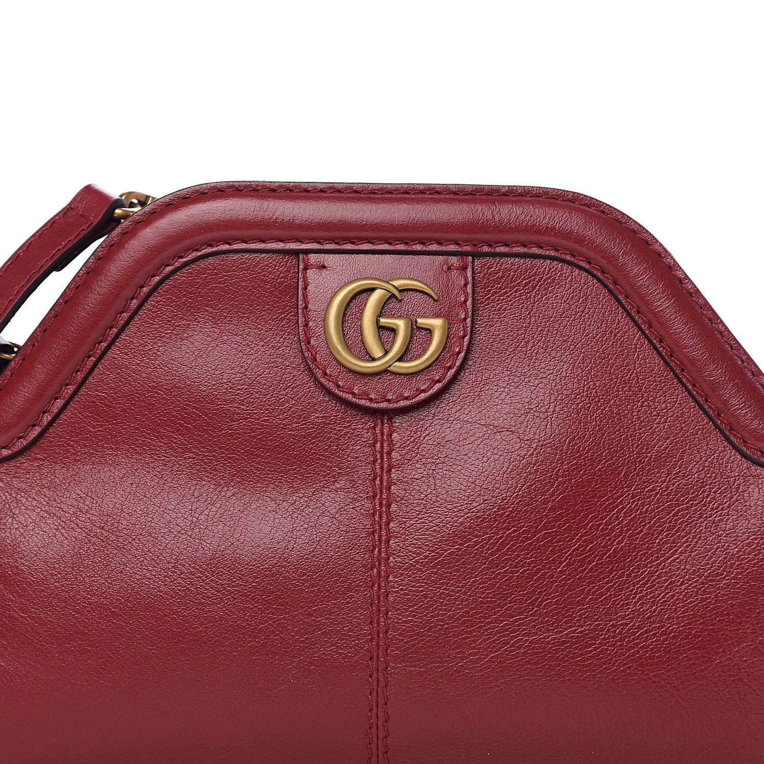 Gucci Piuma Lux Calfskin Small Re(Belle) Crossbody Bag Romantic Cerise 7 of 9