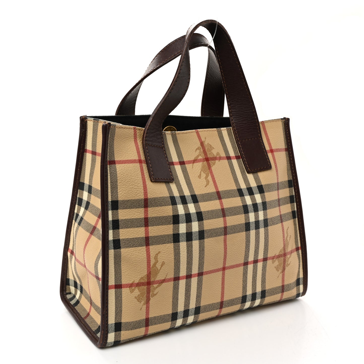 Haymarket Check Small Tote Brown