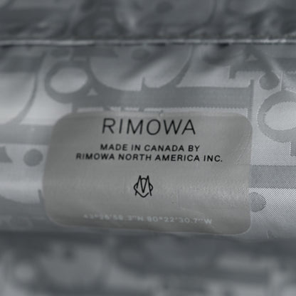 Christian Dior X RIMOWA Aluminum Gradient Cabin Luggage Silver 5 of 9