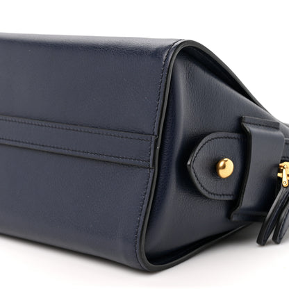 Prada Saffiano Soft Calfskin Double Handle Satchel Baltico 8 of 10