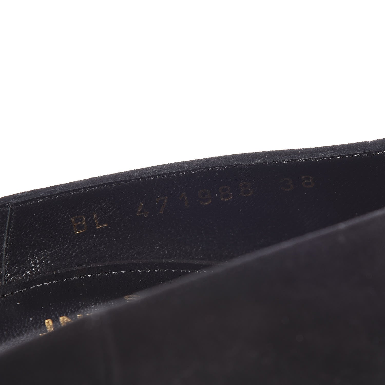 Saint Laurent Suede Calfskin Zoe Pumps 38 Black 8 of 11