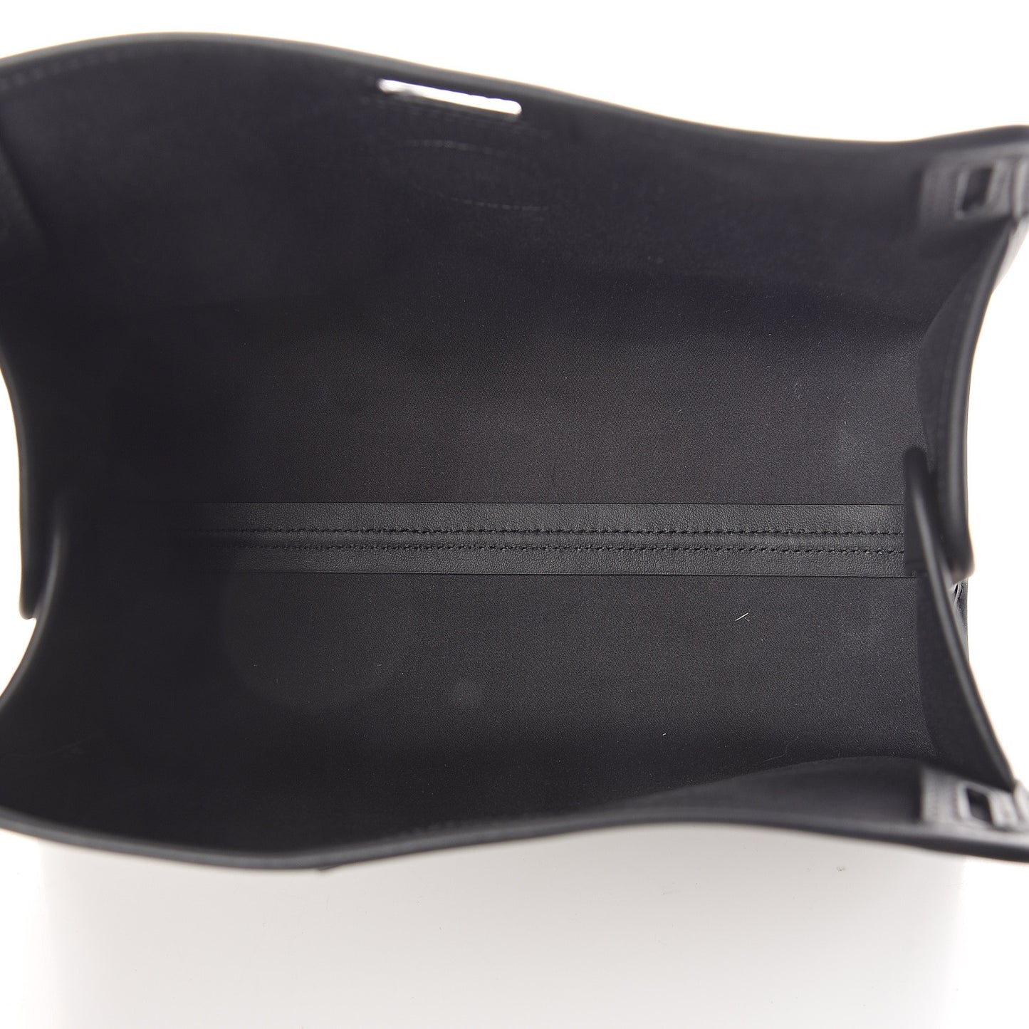Glazed Fabric Vitello Century FF 1974 Stamp Patch Mini Peekaboo Defender Cover Mogano Panna Black