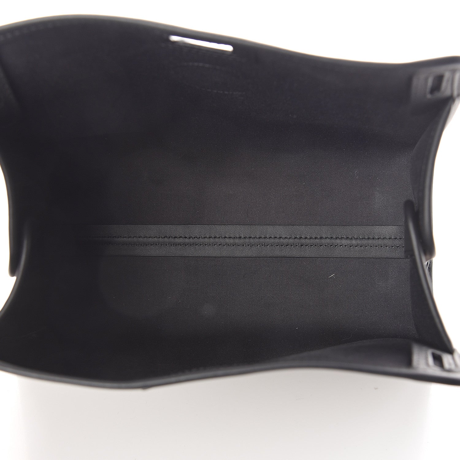 Fendi Glazed Fabric Vitello Century FF 1974 Stamp Patch Mini Peekaboo Defender Cover Mogano Panna Black 4 of 7