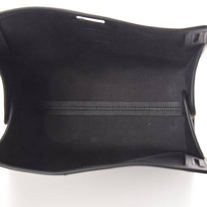 Fendi Glazed Fabric Vitello Century FF 1974 Stamp Patch Mini Peekaboo Defender Cover Mogano Panna Black 4 of 7