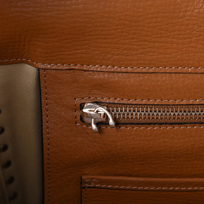Valentino Garavani Textured Calfskin Medium Rockstud Tote Camel 6 of 8