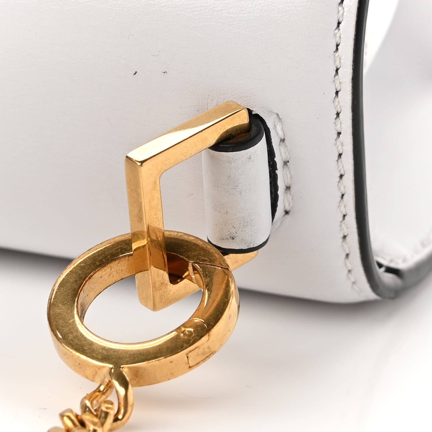 Valentino Garavani Smooth Calfskin Micro VSling Shoulder Bag White 10 of 10