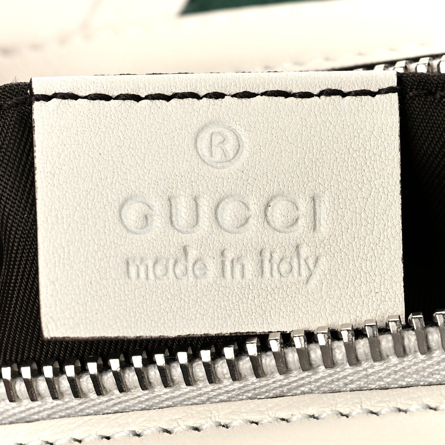 Guccissima Web Cosmetic Case White