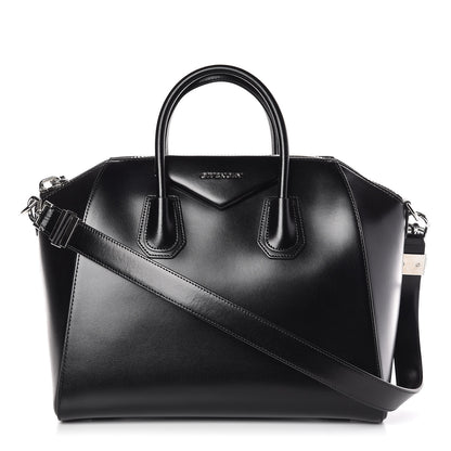 Givenchy Shiny Lord Calfskin Medium Antigona Black 1 of 11